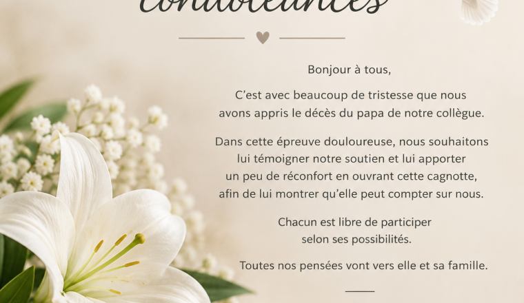 De tout cœur avec toi pour le décès de ton Papa Nathalie 