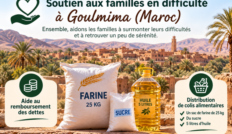 Une sadaqa pour alléger des petites dettes (Projet 2)