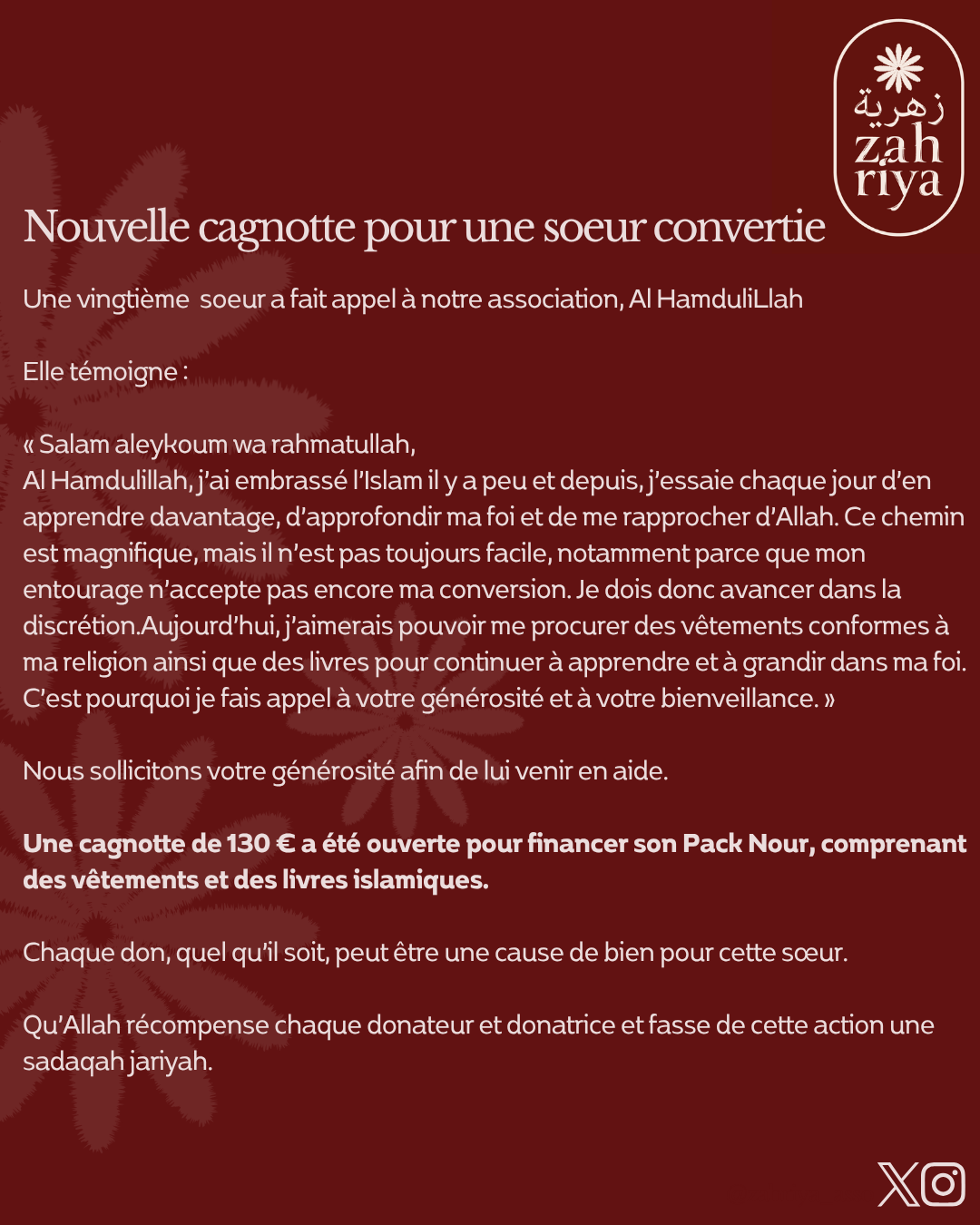 pour soeur convertie 20