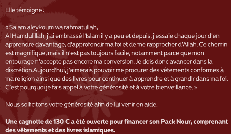 pour soeur convertie 20