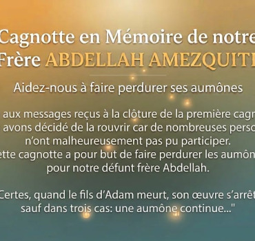 Pour que son livre de bonnes actions reste ouvert