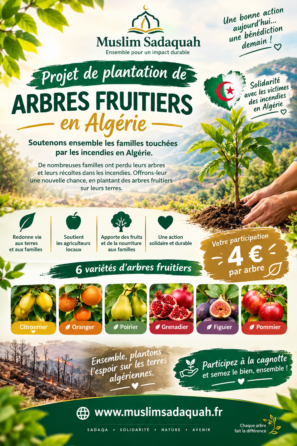 Projet de plantation d’arbres fruitiers en Algérie