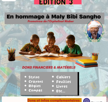 Collecte de fournitures scolaires 3ᵉ édition