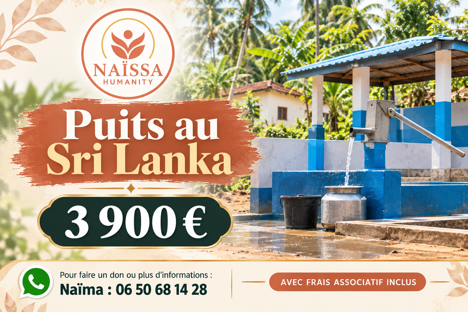 Pozo de agua en Sri Lanka